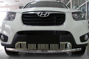 Передняя защита ST008-Special (нерж.) для Hyundai Santa Fe 2 2006-2012 гг.