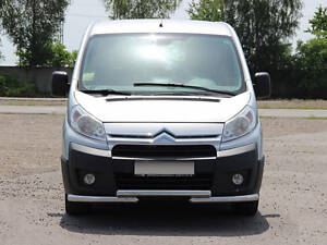 Передній захист ST009 (нерж.) 51 мм для Citroen Jumpy 2007-2017 років