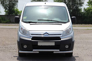 Передняя защита ST009 (нерж.) 60 мм для Citroen Jumpy 2007-2017 гг