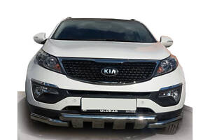 Передній захист ST009-15 (2013-2015, нерж.) для Kia Sorento XM рр