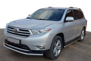 Передняя защита ST014 (нерж.) d60/42 для Toyota Highlander 2008-2013 гг