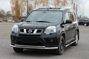 Передняя защита ST014 (нерж) для Nissan X-trail T31 2007-2014 гг