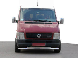 Передняя защита ST014 (нерж) для Volkswagen LT 1998-2024 гг