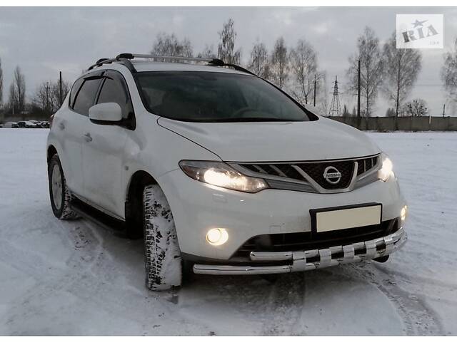 Передняя защита ST015 (нерж) для Nissan Murano 2008-2014 гг