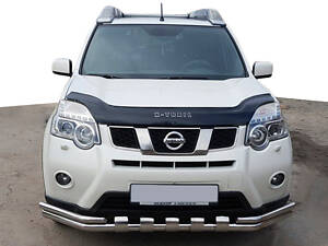 Передняя защита ST015 (нерж.) для Nissan X-trail T31 2007-2014гг.