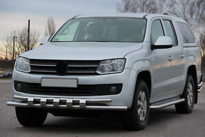 Передняя защита ST015 (нерж) для Volkswagen Amarok 2010-2022 гг