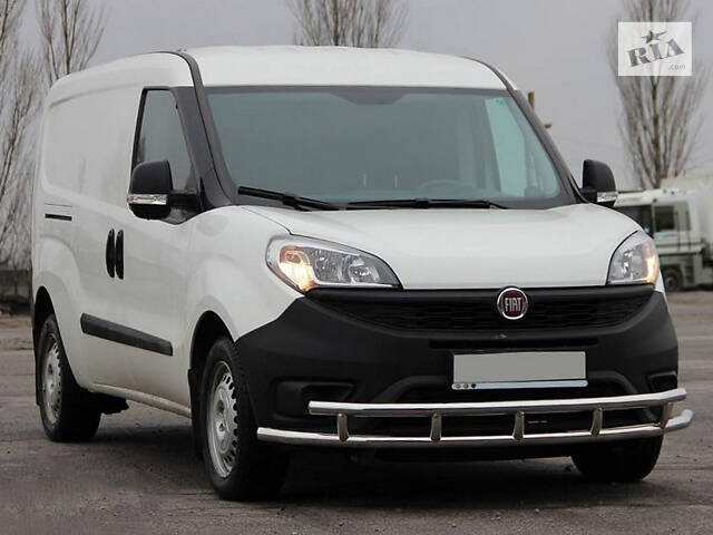 Передняя защита ST016-3 (нерж.) 42/42 мм для Fiat Doblo II 2010-2022 гг