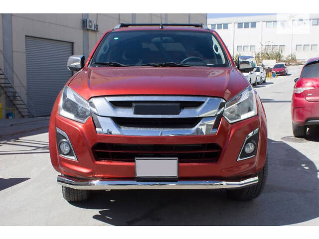 Передняя защита Texas (76мм, нерж) для Isuzu D-Max 2011-2019 гг