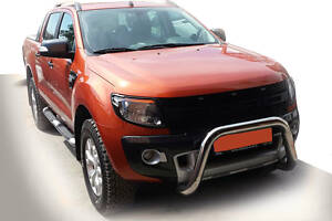 Передняя защита WT005 (нерж) для Ford Ranger 2011-2024 гг