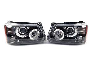 Передние фары Bi-Xenon (не адаптив) комплектные на Land Rover Range Rover Sport L320 2010-2013 года