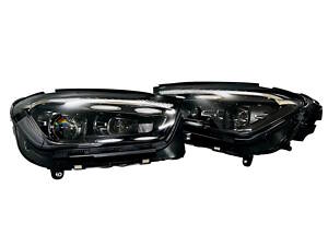 Передні фари Multibeam LCI ( заміна дорестайлінг ) на Mercedes-Benz GLE-Class W167 2018-2023 року