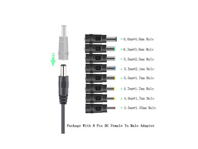 Переходник адаптер USB для питания роутера модема с 5В на 9В с набором штекеров REMAX №1773 - Фото 8