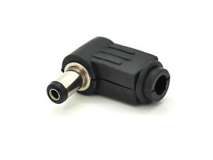 Переходник DC 5.5x2.1mm(папа) под пайку, штекер 90°