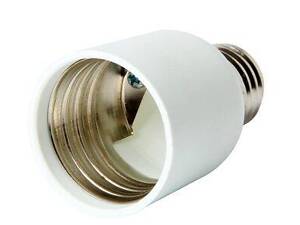 Переходник E27-E40 пластик белый [s9100015] E.NEXT e.lamp adapter.Е27/Е40.pl