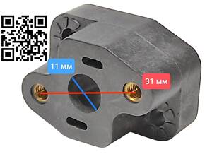 Переходник карбюратора Sadko GTR 320 335-4T 358 текстолитовая прокладка для бензокос GTR335 мотокос бенотрммер