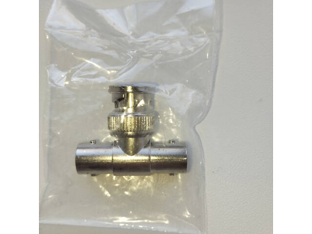 Перехідник, конвертер, адаптер 1 BNC-male (штир) - 2 BNC-female (гніздо). Новий! - Фото 7