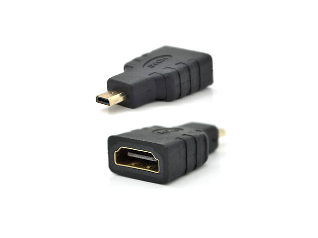Перехідник microHDMI(тато)-HDMI(мама), Q100 - Фото NaN