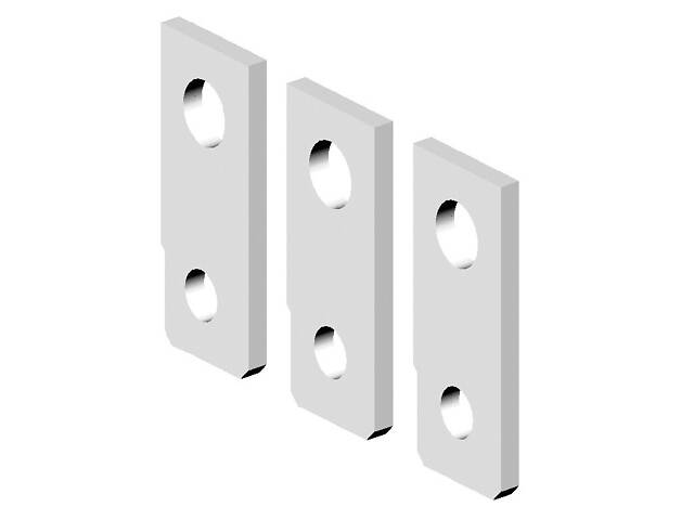 Перехідник шинний прямі (3шт.) [4671223] ZB2 630/3 ETI - Фото 1