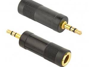 Перехідник 6.35мм F to M 3.5 мм Cablexpert (A-6.35F-3.5M)