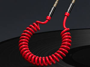 Перехідник аудіо AUX Usams US-SJ256-red 1.2 м червоний