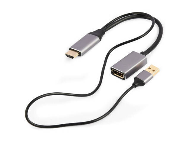 Перехідник Cablexpert HDMI to DisplayPort 4K 60Hz (A-HDMIM-DPF-02) - Фото 2