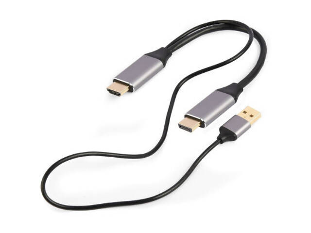 Перехідник Cablexpert HDMI to DisplayPort 4K 60Hz 2m (A-HDMIM-DPM-01) - Фото 2