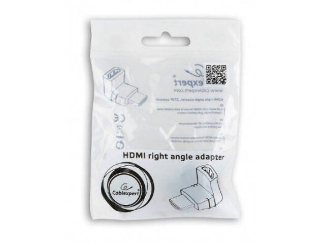 Перехідник HDMI M to HDMI F Cablexpert (A-HDMI270-FML) - Фото 3