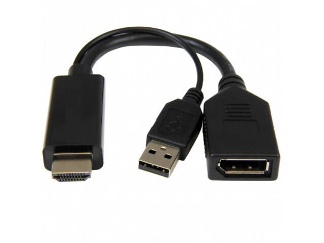 Перехідник HDMI to DisplayPort, 4K 30Hz Cablexpert (A-HDMIM-DPF-01) - Фото 1