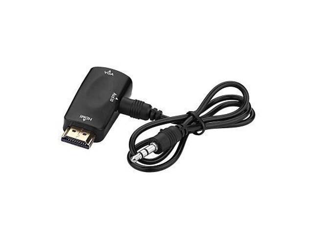 Перехідник HDMI to VGA 0.5m PowerPlant (CA910267) - Фото 3