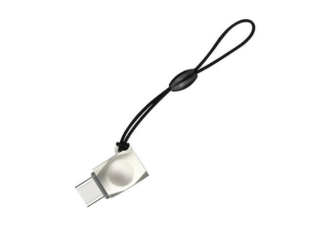 Переходник Hoco UA8 MicroUSB to Type-C Стальной - Фото 1