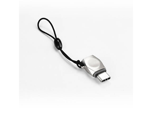 Переходник Hoco UA8 MicroUSB to Type-C Стальной - Фото 4