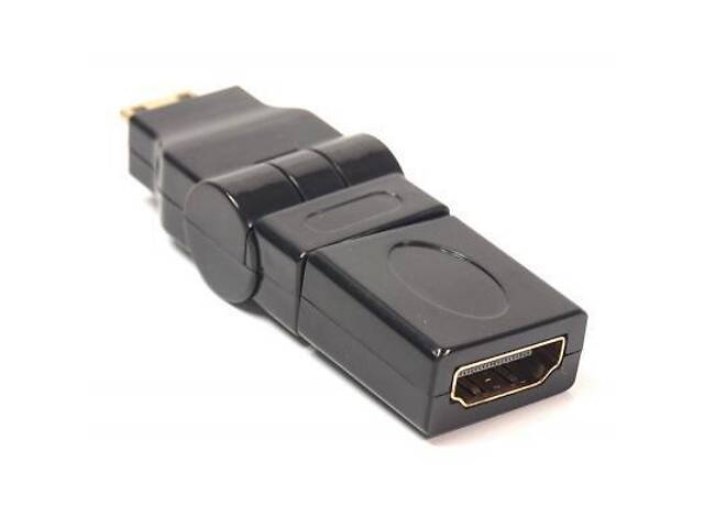 Перехідник mini HDMI AM to HDMI AF PowerPlant (KD00AS1300) - Фото 1