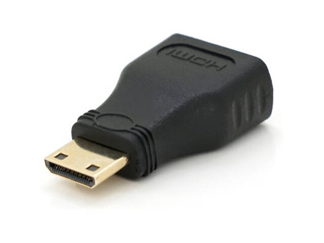 Перехідник miniHDMI M на HDMI F Voltronic (YT-A-mini HDMI(M)-HDMI(F)) - Фото 1