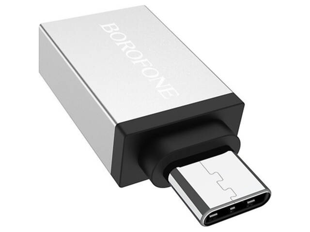 Перехідник OTG USB 3.0 AF to USB-C BOROFONE (6957531090328) - Фото 2
