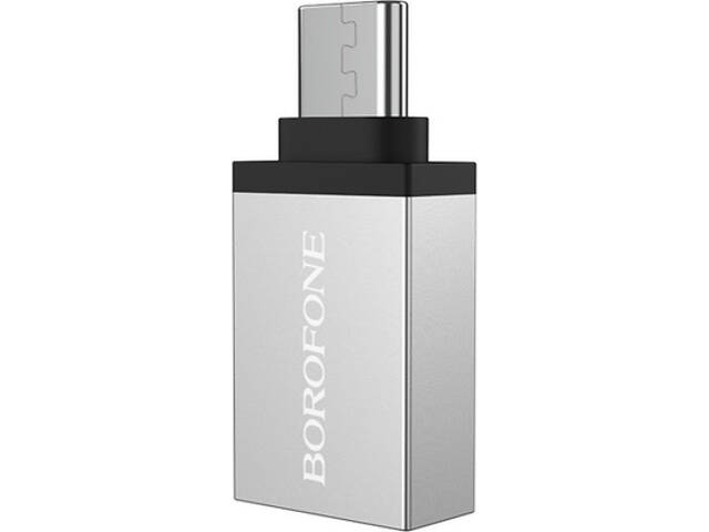 Перехідник OTG USB 3.0 AF to USB-C BOROFONE (6957531090328) - Фото 3