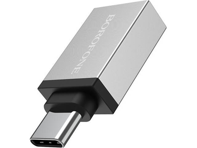 Перехідник OTG USB 3.0 AF to USB-C BOROFONE (6957531090328) - Фото 4