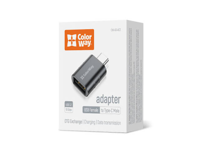 Перехідник OTG USB 3.2 AF to USB-C ColorWay (CW-AD-AC3) - Фото 8