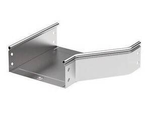 Переходник rrd левосторонний 600/400 H100,оцинкованный, s5 Combitech, дкс [36455]