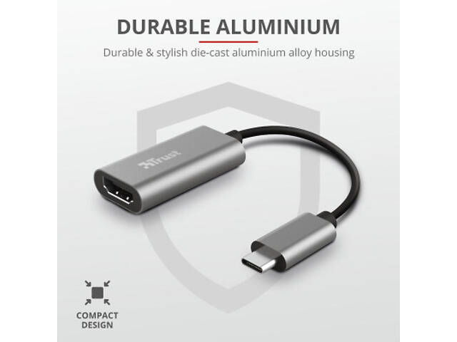 Перехідник Trust USB-C to HDMI Adapter (23774) - Фото 2