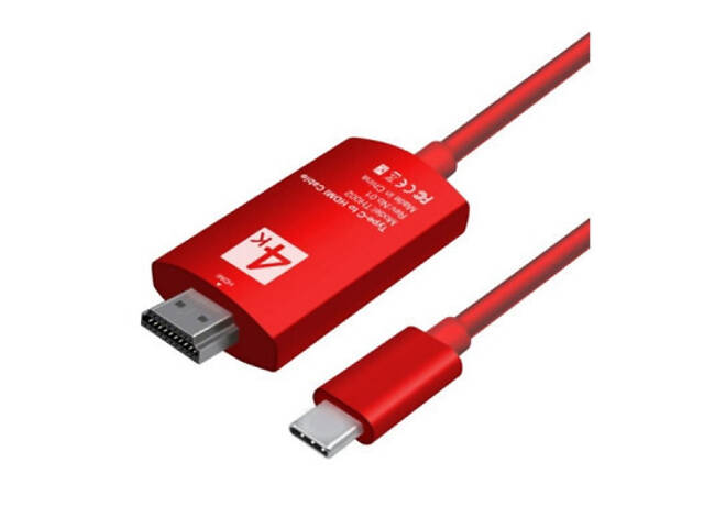Перехідник Type C to HDMI, 2 м, 4K, 30HZ Extradigital (KBH1751) - Фото 1