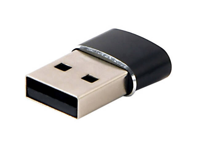Перехідник USB-A Male to USB-C Female USB2.0 Cablexpert (A-USB2-AMCF-02) - Фото 1