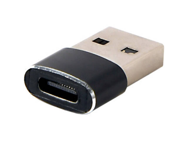 Перехідник USB-A Male to USB-C Female USB2.0 Cablexpert (A-USB2-AMCF-02) - Фото 2