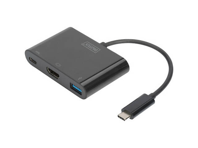 Перехідник USB-C to HDMI 2xUSB Digitus (DA-70855) - Фото 1