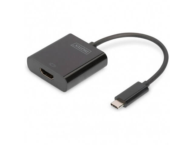 Перехідник USB-C to HDMI UHD 4K, M/F, 0.15 m Digitus (DA-70852) - Фото 1