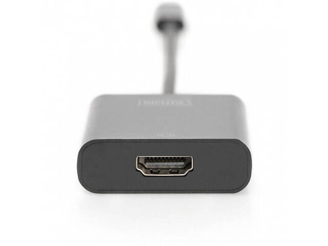 Перехідник USB-C to HDMI UHD 4K, M/F, 0.15 m Digitus (DA-70852) - Фото 3