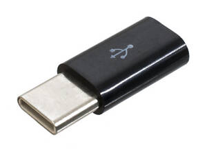 Перехідник USB-C to Micro 5P black Patron (PN-MIC-TYPE-C)