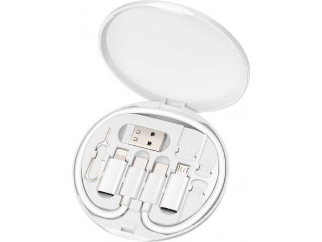 Перехідник USB-C to USB-A/micro/Lightning USB2.0 0.28m 60W Maxxter (UB-SET) - Фото 1