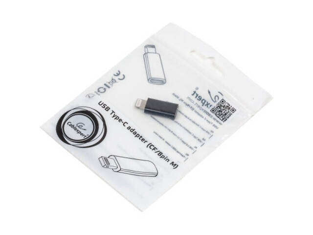 Перехідник USB Lightning (Type-C USB розетка) Cablexpert (A-USB-CF8PM-01) - Фото 3