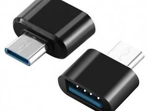 Перехідник USB to Type-C black XoKo (XK-AC040-BK)