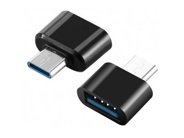 Перехідник USB to Type-C black XoKo (XK-AC040-BK) - Фото 1